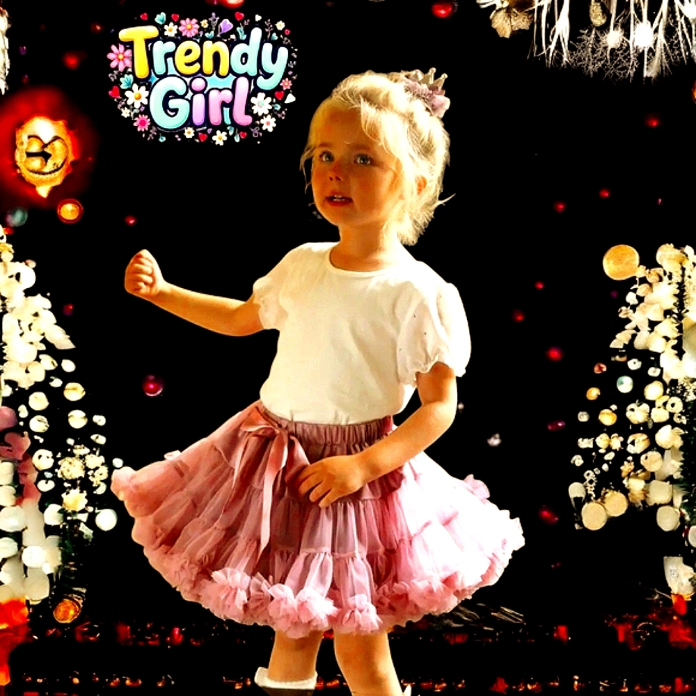 COPY - Purple Ruffled Tutu Skirt for Girls